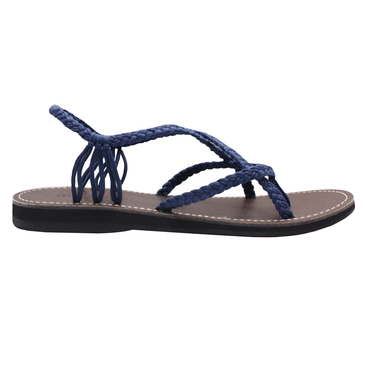 Autumn Chic Lapis Blue Sandals
