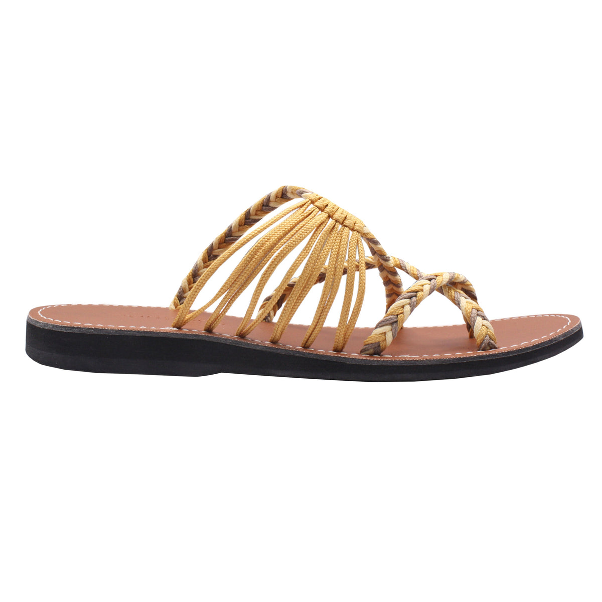 Brown Flat Sandals Seaside Arabian Sands